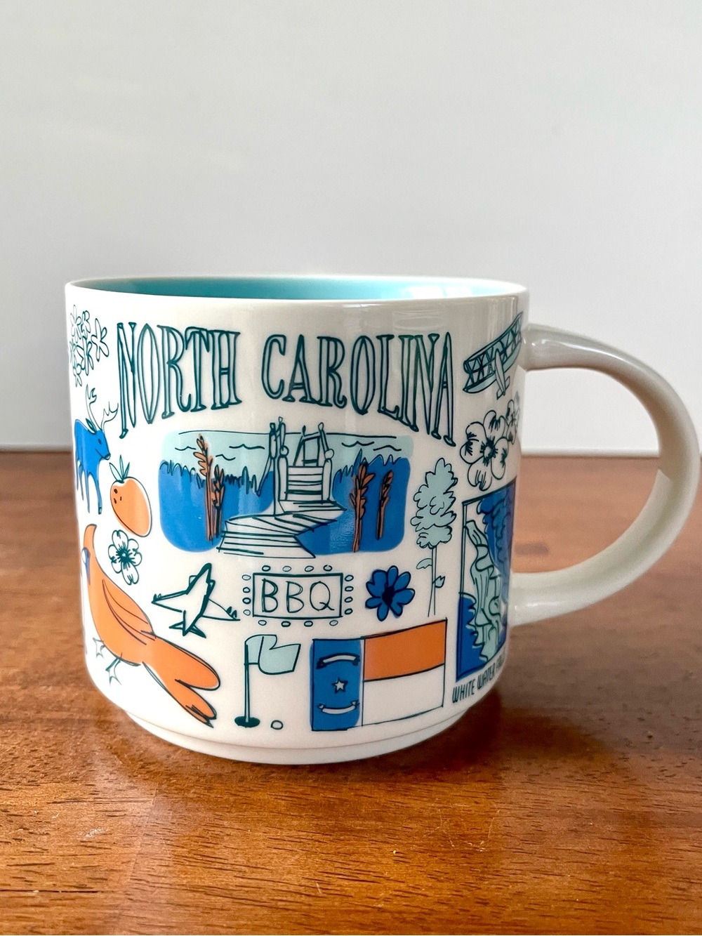 Starbucks North Carolina Been There Series Coffee Mug Cup 14 Oz